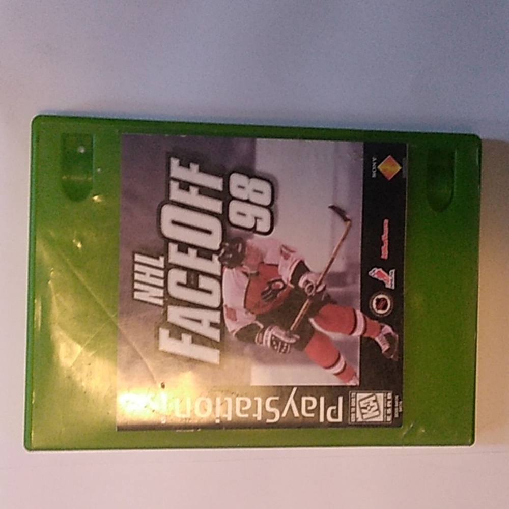 "NHL FaceOff '98" for the Playstation 1